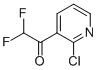 Ethanone, 1-(2-chloro-3-pyridinyl)-2,2-difluoro- (9CI) 구조식 이미지