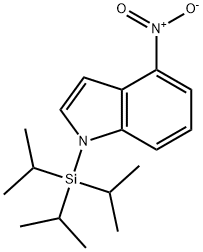 4-Nitro-1-(triisopropylsilyl)indole 구조식 이미지