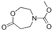 1,4-Oxazepine-4(5H)-carboxylic  acid,  tetrahydro-7-oxo-,  methyl  ester Structure