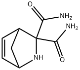 2-Azabicyclo[2.2.1]hept-5-ene-3,3-dicarboxamide(8CI) 구조식 이미지