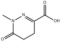 1-METHYL-6-OXO-1,4,5,6-TETRAHYDROPYRIDAZINE-3-CARBOXYLIC ACID Structure