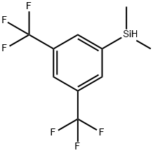 3,5-BIS(TRIFLUOROMETHYL)PHENYLDIMETHYLSILANE Structure