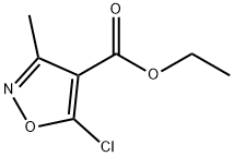 Ethyl 5-chloro-3-methyl-isoxazole-4-carboxylate Structure