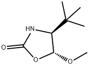 2-Oxazolidinone,4-(1,1-dimethylethyl)-5-methoxy-,(4S,5R)-(9CI) Structure