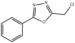 2-CHLOROMETHYL-5-PHENYL-[1,3,4]OXADIAZOLE 구조식 이미지