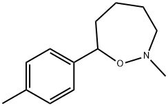 2,3,4,5,6,7-Hexahydro-2-methyl-7-(4-methylphenyl)-1,2-oxazepine 구조식 이미지