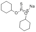 sodium O,O-dicyclohexyl dithiophosphate Structure