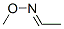Acetaldehyde O-methyl oxime Structure