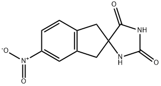 SPIRO(5-NITROINDANE)-2,5'-HYDANTOIN 구조식 이미지