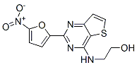 4-[(2-Hydroxyethyl)amino]-2-(5-nitro-2-furyl)thieno[3,2-d]pyrimidine 구조식 이미지