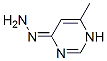 4(1H)-피리미디논,6-메틸-,하이드라존(9CI) 구조식 이미지