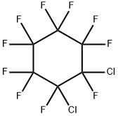 1,2-DICHLORODECAFLUOROCYCLOHEXANE Structure