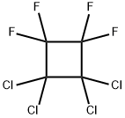 1,1,2,2-TETRACHLOROTETRAFLUOROCYCLOBUTANE Structure