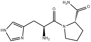 (2S)-1-[(2S)-2-Amino-3-(3H-imidazol-4-yl)propanoyl]pyrrolidine-2-carboxamide Structure