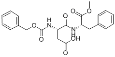 1-methyl 3-phenyl-N-[N-[(phenylmethoxy)carbonyl]-L-alpha-aspartyl]-L-alaninate Structure