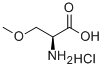 (S)-2-AMINO-3-METHOXY-PROPIONIC ACID HYDROCHLORIDE 구조식 이미지