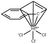 인데닐하프늄(IV) 트리클로라이드 구조식 이미지