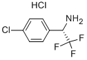 (S)-1-(4-클로로페닐)-2,2,2-트리플루오로에틸아민HCL 구조식 이미지