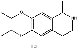 6,7-DIETHOXY-1-METHYL-1,2,3,4-TETRAHYDROISOQUINOLINE HYDROCHLORIDE, 98 Structure