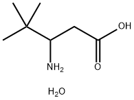 3-아미노-4,4-다이메틸펜타노산수화물,98 구조식 이미지