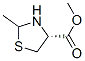 4-Thiazolidinecarboxylicacid,2-methyl-,methylester,(4R)-(9CI) Structure