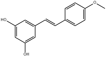 4'-Methoxyresveratrol 구조식 이미지