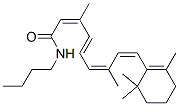 (2Z,4E,6Z,8Z)-N-butyl-3,7-dimethyl-9-(2,6,6-trimethyl-1-cyclohexenyl)nona-2,4,6,8-tetraenamide 구조식 이미지