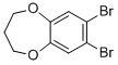 7,8-DIBROMO-3,4-DIHYDRO-2H-BENZO[B][1,4]DIOXEPINE 구조식 이미지