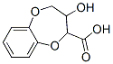 2H-1,5-Benzodioxepin-2-carboxylic  acid,  3,4-dihydro-3-hydroxy- 구조식 이미지