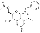 BENZYL 2-ACETAMIDO-2-DEOXY-3,6-DI-O-ACETYL-ALPHA-D-GLUCOPYRANOSIDE Structure