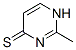 4(1H)-Pyrimidinethione, 2-methyl- (9CI) Structure