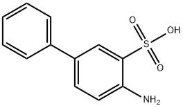 4-AMINOBIPHENYL-3-SULFONIC ACID Structure