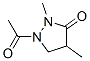 3-피라졸리디논,1-아세틸-2,4-디메틸- 구조식 이미지