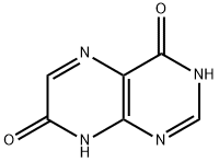 4,7-DIHYDROXYPTERIDINE 구조식 이미지