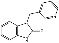 3-(pyridin-3-yl-methyl)indolin-2-one 구조식 이미지