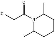 2-클로로-1-(2,6-디메틸-피페리딘-1-일)-에타논 구조식 이미지