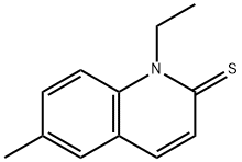1-에틸-6-메틸-2(1H)-퀴놀린티온 구조식 이미지