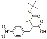 BOC-4-NITRO-L-PHENYLALANINE 구조식 이미지