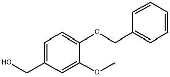 4-BENZYLOXY-3-METHOXYBENZYL ALCOHOL 구조식 이미지