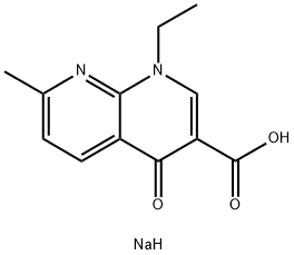 Nalidixic acid sodium salt 구조식 이미지