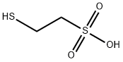 2-Mercaptoethanesulfonic acid Structure