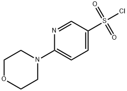 6-MORPHOLIN-4-YL-피리딘-3-술포닐클로라이드 구조식 이미지