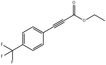 (4-TRIFLUOROMETHYL-PHENYL)-PROPYNOIC ACID ETHYL ESTER Structure