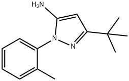 3-TERT-BUTYL-1-(2-METHYLPHENYL)-1H-PYRAZOL-5-AMINE 구조식 이미지