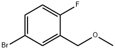 4-BROMO-1-FLUORO-2-(METHOXYMETHYL) BENZENE Structure
