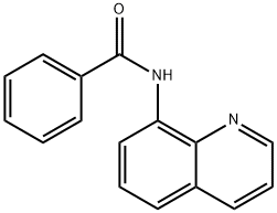 8-Benzoylaminoquinoline 구조식 이미지