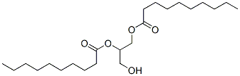 (+/-)-1,2-DIDECANOYLGLYCEROL Structure