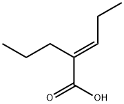 2-N-PROPYL-2(E)-PENTENOICACID Structure