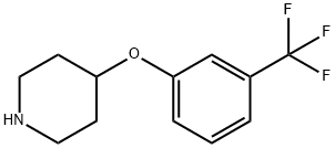 4-[3-(TRIFLUOROMETHYL)PHENOXY]PIPERIDINE Structure