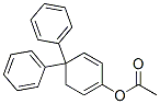 Acetic acid 4,4-diphenyl-1,5-cyclohexadienyl ester Structure